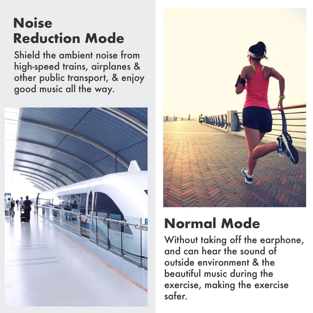 KUMI K5 Active Noise Canceling True Wireless Bluetooth Earphone With Mic Handsfree Sports Earbuds